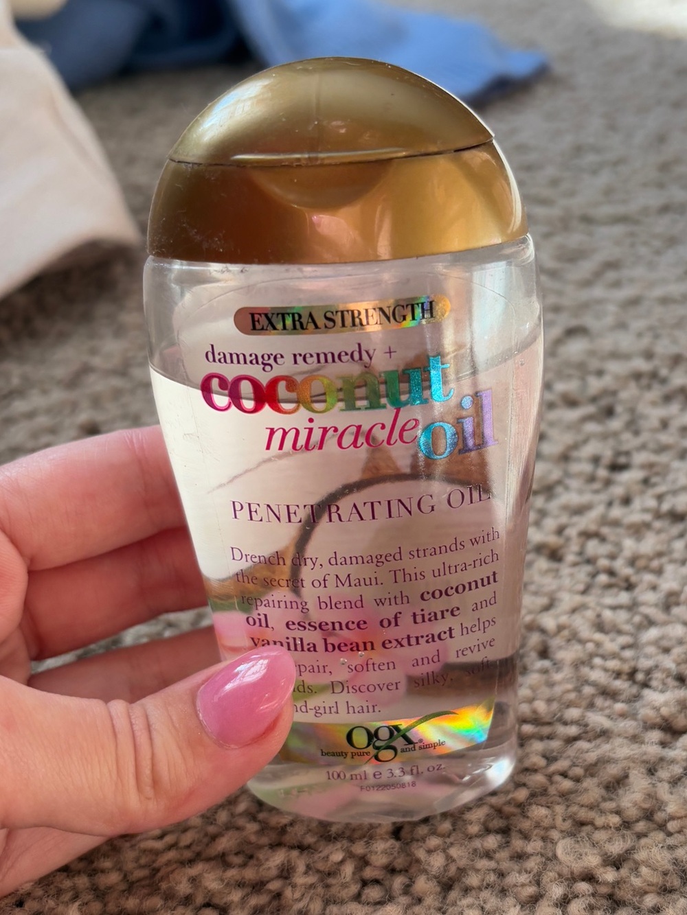 OGX coconut miracle oil